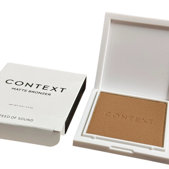 Tan CONTEXT SKIN NEW Matte Bronzer Pressed Powder SPEED OF SOUND Compact - Picture 1 of 6